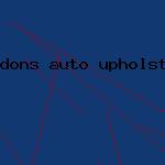 auto upholstery